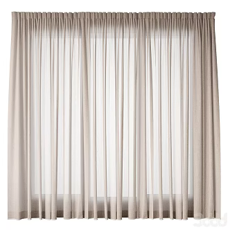 Curtains 3d model