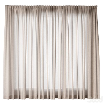 Curtains 3d model