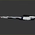 Futuristic Spacecraft Design With Sleek White Black And Blue Accents For Aerospace Exploration