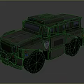 Armored Police Vehicle With Heavy Armor Emergency Lights And Badge
