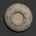 Carved Ceramic Vase With Intricate Dragon Patterns And Decorative Designs 3d model