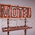 INDUSTRIAL LOFT SIGN BILLBOARD 3d model