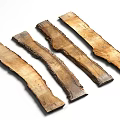 Stone Wood Planks With Natural Texture And Organic Shapes For Decorative Projects