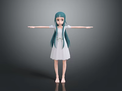 Cartoon Beauty Animation Beauty Animation Beauty Cartoon Girl Animation Girl Cartoon Girl Fantasy Beauty 3d model