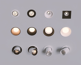 Modern Downlight 3d model