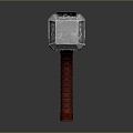 Viking Hammer Hammer Warhammer Cartoon Hammer Magic Hammer Thor's Hammer Ancient Weapons Cold Weapons 3d model