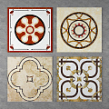 Jianou ceramic tile floor mosaic tile 3d model