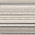 Various Elegant Gypsum Crown Molding Patterns for Interior Home Decoration