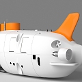 Modern Submarine 3d model