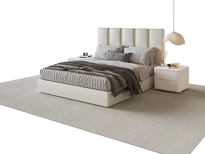 Double bed 3d model