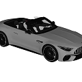 Black Convertible Sports Car Featuring Open Top Luxury Design Sleek Exterior And Modern Headlights