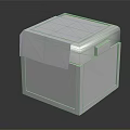 Modern Chest Sci-Fi Chest Sci-Fi Item 3d model