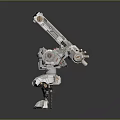 Modern Robot Mech Warrior Machine Battlearm Mechanical Battlearm Machine Warrior 3d model