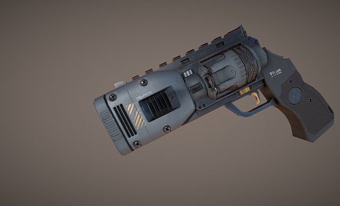 plasma revolver 3d model