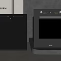 Sleek Black Modern Kitchen Appliances Featuring Siemens Oven And Poliform Dishwasher