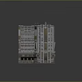 Elaborate Detailed Classical Architectural Model Featuring Multilevel Windows Spires And Decorative Structures