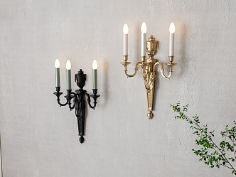 French Wall Lamp 3d model