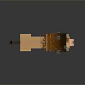 Pixelated Lion Block Style 3D Rendered with Realistic Shading and Digital Art Design