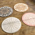 Round carpet 3d model