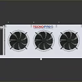 TECNOFRIS Computer Cooling Equipment With Three High Performance Fans White Design 3d model