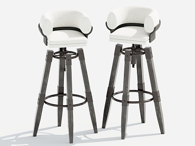 Modern Bar Chair High Stool Bar Stool 3d model