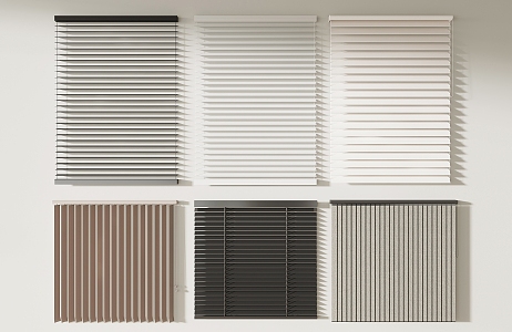 Modern venetian blinds 3d model