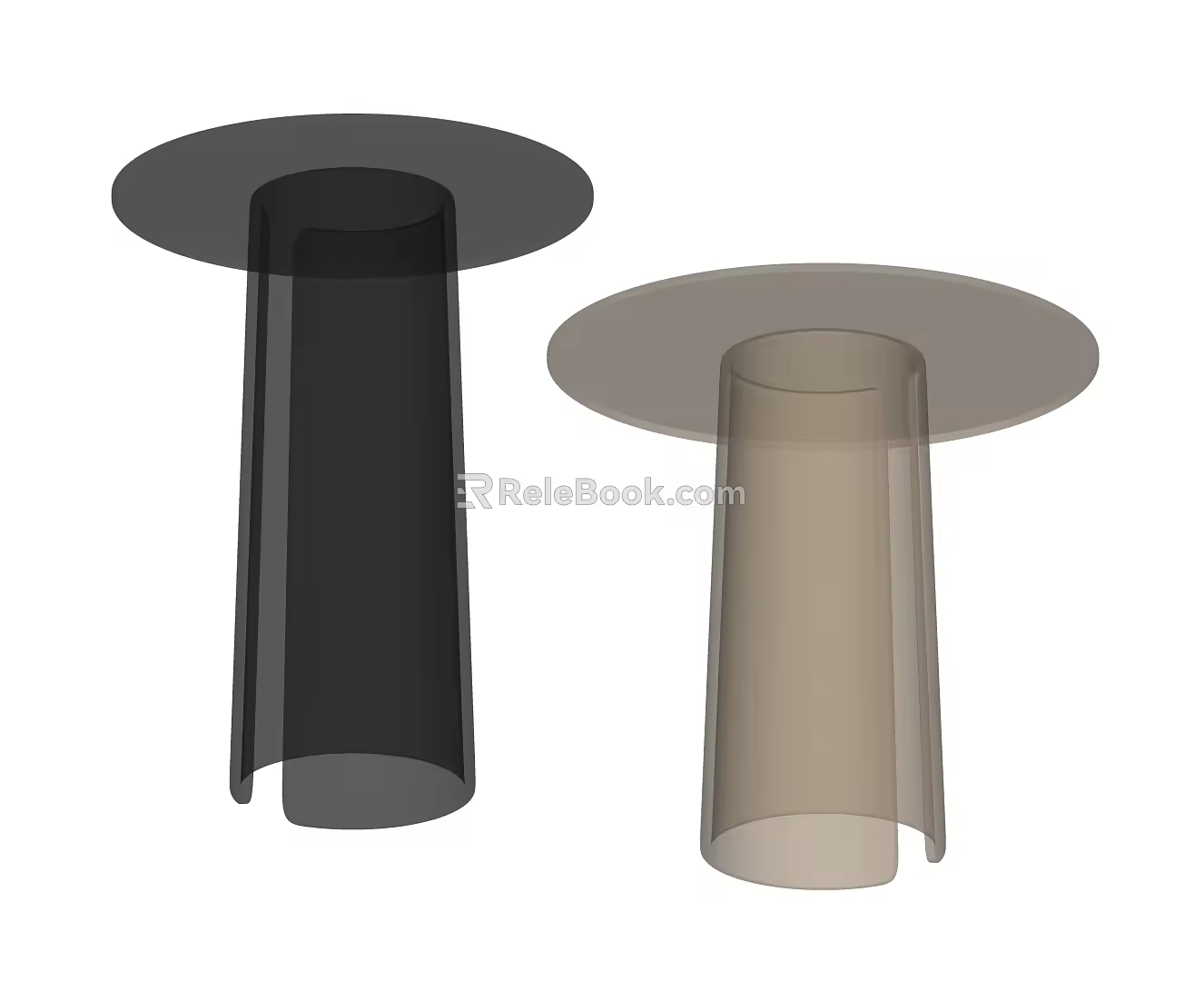 Modern Round Table Side Corner Table Coffee Table Combination 3d model