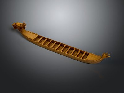 Modern Dragon Boat Wood Dragon Boat Race Boat Race Dragon Boat Race model