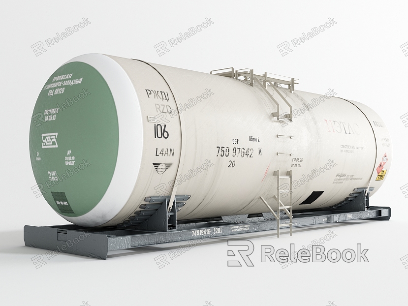 modern oil drum model