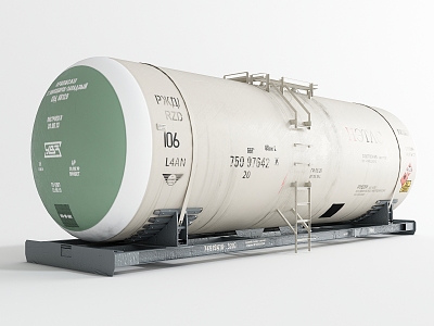 modern oil drum 3d model