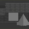 Log Cabin Exterior With Gray Shingle Metal Roof Chimney Front Porch Green Door And Windows