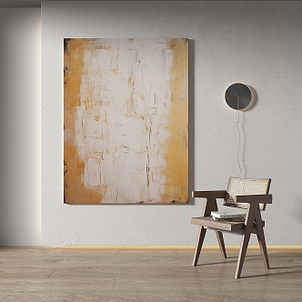 Quiet Light Luxury Decorative Painting 3d model