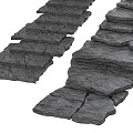 Steps Slab Paving Stone Landscape Pavement Stone Pavement Stone Steps 3d model