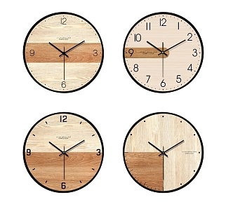 Modern clock wall clock 3d model