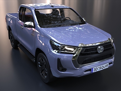 Toyota Hailux Pickup Car Pickup Truck Pickup Car 3d model