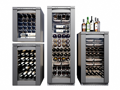 Modern Wine Cabinet Wine Cabinet Combination Constant Temperature Wine Cabinet Constant Temperature Refrigerator 3d model