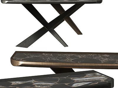 Modern Shower Sauna With Stylish Marble Tables And Crossed Legs 3d model