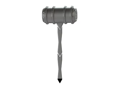 Durable Steel Hammer With Ergonomic Handle For Hardware Tools And DIY Projects 3d model