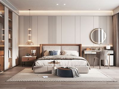 Light Luxury Bedroom model