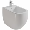 Modern White Ceramic Toilet With Sleek Design For Bathroom Interior