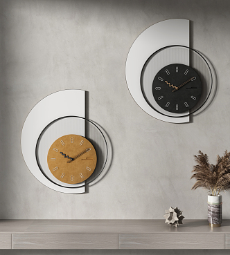 Modern Clock 3d model