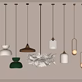 Modern Pendant Lights With Various Designs And Different Color Accents For Interior Decor