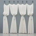 Modern Curtains 3d model