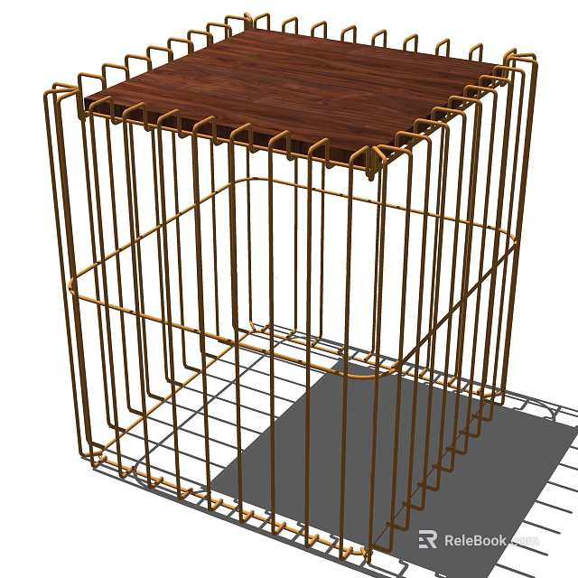Modern Coffee Table With Gold Metal Frame And Wooden Tabletop Design 3d model 