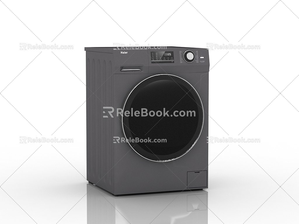 Modern washing machine drum washing machine 3d model