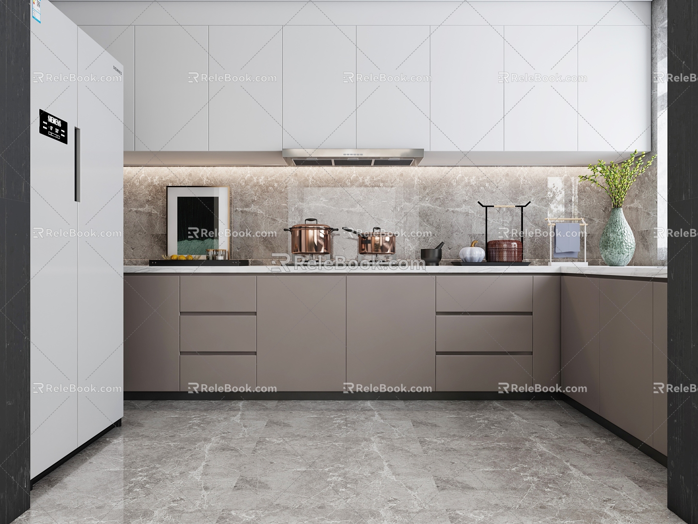 Modern Kitchen 3d model