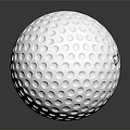 White Dimpled Golf Balls High Quality Sports Equipment With Reflection On Black Surface