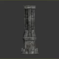 Columns Stone Columns Stone Columns Old Columns Roman Columns Roman Columns Classical Columns Greek Columns 3d model