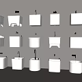 Modern mop pool mop pool faucet mop pool balcony mop pool 3d model