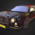 Black Luxury Limousine Car With Stylish Exterior And Elegant Design